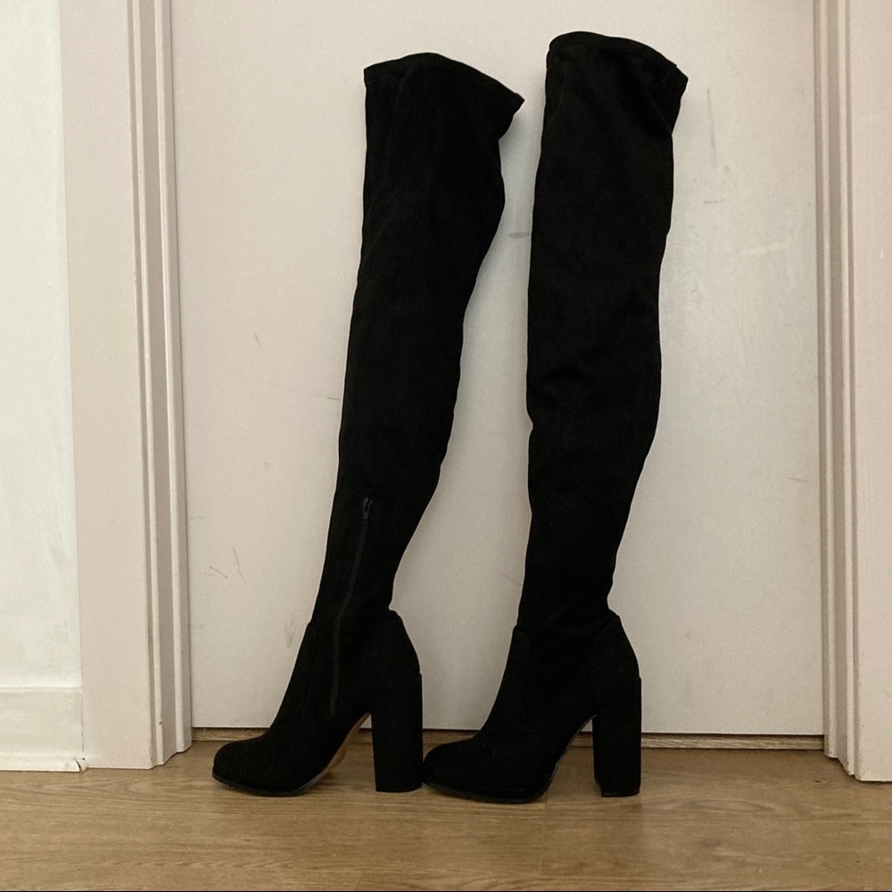 ASOS Kassidy Tall Wide Fit Thigh High Boots